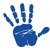Blue Hand Web Design Logotype
