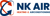 NK Air Heating and Air Conditioning Logotype