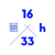 16h33 Logotype