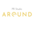 Around PR Studio Logotype