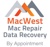 Macwest Data Recovery & Mac Repair Logotype