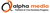 Alpha Media Logotype