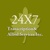 24x7 Transcription & Allied Services Inc. Logotype