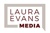 LAURA EVANS MEDIA Logotype