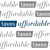 Taxes Affordable Logotype