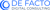 De Facto Digital Consulting LLC Logotype