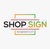 Shop sign Bangladesh Logotype