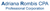 Adriana Rombis, CPA, Professional Corporation Logotype