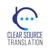 Clear Source Translation Logotype