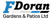 F Doran Gardens and Patios NW Ltd Logotype