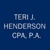 Teri J Henderson, CPA, P.A. Logotype
