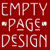 Empty Page Design Logotype