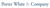 Porter White & Company Logotype