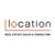 LOCATION Real Estate Sales & Consulting Logotype