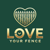Love Your Fence Logotype