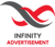 Infinity advertisement Logotype