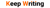 Keep Writing Logotype