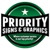 Priority Signs and Graphics Logotype