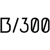 B/300 Logotype
