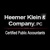 Heemer Klein & Co Logotype