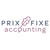 Prix Fixe Accounting Logotype
