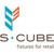 S-CUBE Fixtures for Retail Logotype