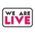 We Are Live Logotype