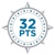 32 Points Marketing Logotype