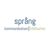 Språng Kommunikation Logotype