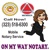 On My Way Notary Public Logotype