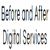Before and after digital services Logotype