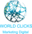 World Clicks Marketing Digital Logotype