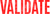 VALIDATE Logotype
