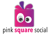 Pink Square Social Logotype