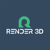 Render3D.us | Top Architectural Visualization & CGI Animations Services Company Logotype