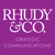 Rhudy & Co. Strategic Communications Logotype