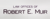 Law Offices of Robert E. Muir Logotype