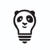 Panda Bear Creative Logotype