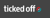 Ticked Off Logotype