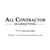 All Contractor Marketing Logotype