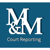 M&M Court Reporting Service Logotype