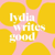 Lydia Writes Good Logotype