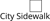 City Sidewalk Marketing Logotype