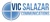 Vic Salazar Communications Logotype