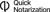 Quick Notarization Logotype