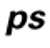 ps accounting Logotype