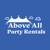 Above All Party Rentals Logotype