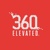 360 ELEVATED® Marketing. Advertising. Public Relations. Logotype