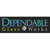 Dependable Glass Works Logotype