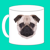 Pug Mug Marketing Logotype